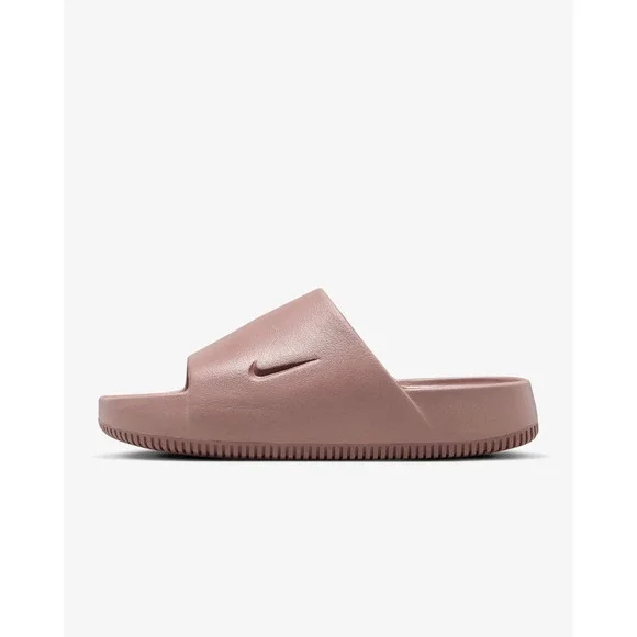Nike Calm DX4816-201 Slippers Women's Smokey Mauve Texture Slides Comfort DSG684 - Picture 2 of 14